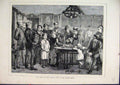 Old Antique Print 1871 New Years Eve Choir Squires House Music Fine Art 19th