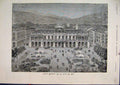 Old Antique Print Casino Municipal De La Ville De Nice 1882 Outdoor Scene 19th