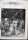 Original Old Antique Print 1911 Orpheus Undeeground Majesty Theatre Hades Ending