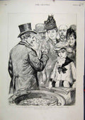Original Old Antique Print Visit Royal Mint 1893 Visitors Finished Coin Money
