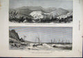 Original Old Antique Print 1879 Capture Cetewayo Ingome Mountains Durnford King