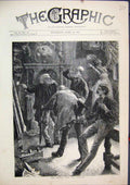 Original Old Antique Print 1871 Artist Critics Men Room Model Fine Art Victorian