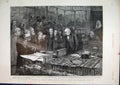 Old Antique Print 1893 Parliament Gladstone Fowlers Speech Parish Council 19th