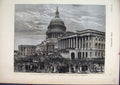 Original Old Antique Print 1873 Inauguration General Grant President Washington
