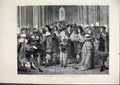 Original Old Antique Print Pauls Walk Reign Charles Ii 1872 Costume Victorian
