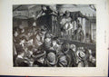 Original Old Antique Print Besieging Pit Door 1894 Commissariat Men Climbing Art