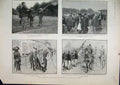 Old Antique Print 1903 Visit Paris King Queen Italy Shooting Louvre Horse 20th