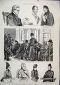Old Antique Print 1888 Parnell Commission Royal Court Justice Blake Lyden 19th