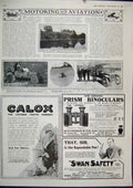 Old Antique Print 1912 Advert Calox Oxygen Tooth Powder Prism Binoculars 20th
