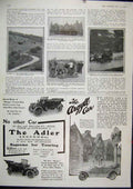 Old Antique Print Advert 1911 Argyll Car Alder Morgan Surrey Hill Peugeot 20th