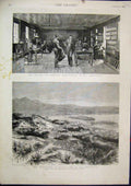 Original Old Antique Print 1889 Revolution Brazil Christovao Edison Electrician