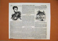 Old Antique Print 1843 Cromwells Palace Bermondsey Portrait Captain James 19th