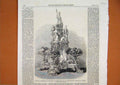 Old Antique Print 1861 Testimonial Trophy Hayter Bart Palmerston Commons 19th