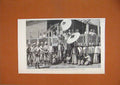 Original Old Antique Print 1864 Temporary Bridge Over Thames Blackfriars Boat
