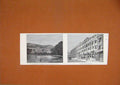 Original Old Antique Print 1888 Low-Wood Hotel Windermere Frozen Fire Montreal