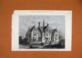 Original Old Antique Print 1879 Convalescent Home Hunstanton Princess Wales