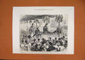 Original Old Antique Print 1876 Philadelphia Richard Henry Lee Independence Day