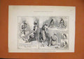 Antique Print *0026 1884 Priests Burmese White Elephant Zoological Gardens