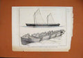 Original Old Antique Print 1875 Stanley Boat Livingstone Rivers Lakes Africa