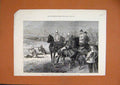 Old Antique Print 1873 Mounted Volunteer Riflemen Colonel Lloyd-Lindsay 19th