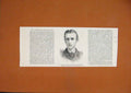 Original Old Antique Print 1881 Portrait Thomas Beck Devon Rifle Volunteers
