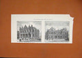Original Old Antique Print New Post Office Ipswich 1881 Museum Library School