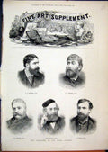 Original Old Antique Print 1883 Associates Royal Academy Macbeth Gregory Brock