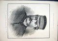 Original Old Antique Print 1885 Major General William Earl Battle Kerbekan 19th