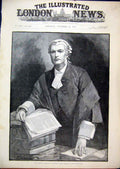 Original Old Antique Print 1889 Parnell Commission Henry James Replying Fine Art