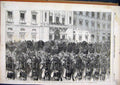 Old Antique Print 1854 Battalion Scots Fusilier Guards Buckingham Palace 19th