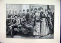 Old Antique Print 1887 Country Cousins Royal Academy Exhibitions Dresses 19th