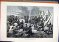 Old Antique Print Zulu War 1879 General Newdigate Spy Head-Quarters Drift 19th