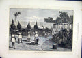 Original Old Antique Print 1873 Victims Mem-Hoo-Who Dahomey Human Sacrafice 19th