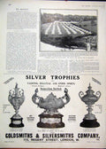 Original Old Antique Print Advert 1903 Gsmith Silversmith Company Cups Bowls