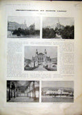Old Antique Print 1897 Monte Carlo Grill Room Caf∆? De Paris Casino Hotel 19th