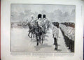 Old Antique Print 1903 Kings Birthday Riding Horse Royal Trooping Colour 20th