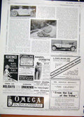 Original Old Antique Print Advert Omega Watchmaker 1914 Keatings Powder Corsets