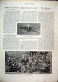 Original Old Antique Print 1897 Colonial Officers Jubille Celebrations Robinson