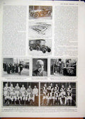 Original Old Antique Print 1914 Hockey Teams Cheltenham Sport Funeral Deroulede