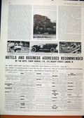 Old Antique Print 1912 Advert Hotels Business Tariff Guide Wolseley Motor 20th