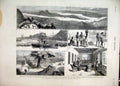 Old Antique Print 1879 Trading Expedition River Niger Lukoga Biune Chadda 19th