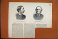 Original Old Antique Print 1882 Royal College Music Morley Grove Portrait Text