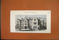 Original Old Antique Print 1877 East London Childrens Hospital Shadwell 19th