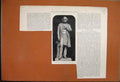 Original Old Antique Print 1888 Statue John Bright Birmingham Art Gallery 19th