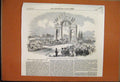 Original Old Antique Print 1857 Queen Victoria Receive Keys To City Aberdeen