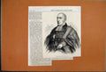 Original Old Antique Print 1860 Late Dr Croly Portrait Dublin Born Walbrook 19th