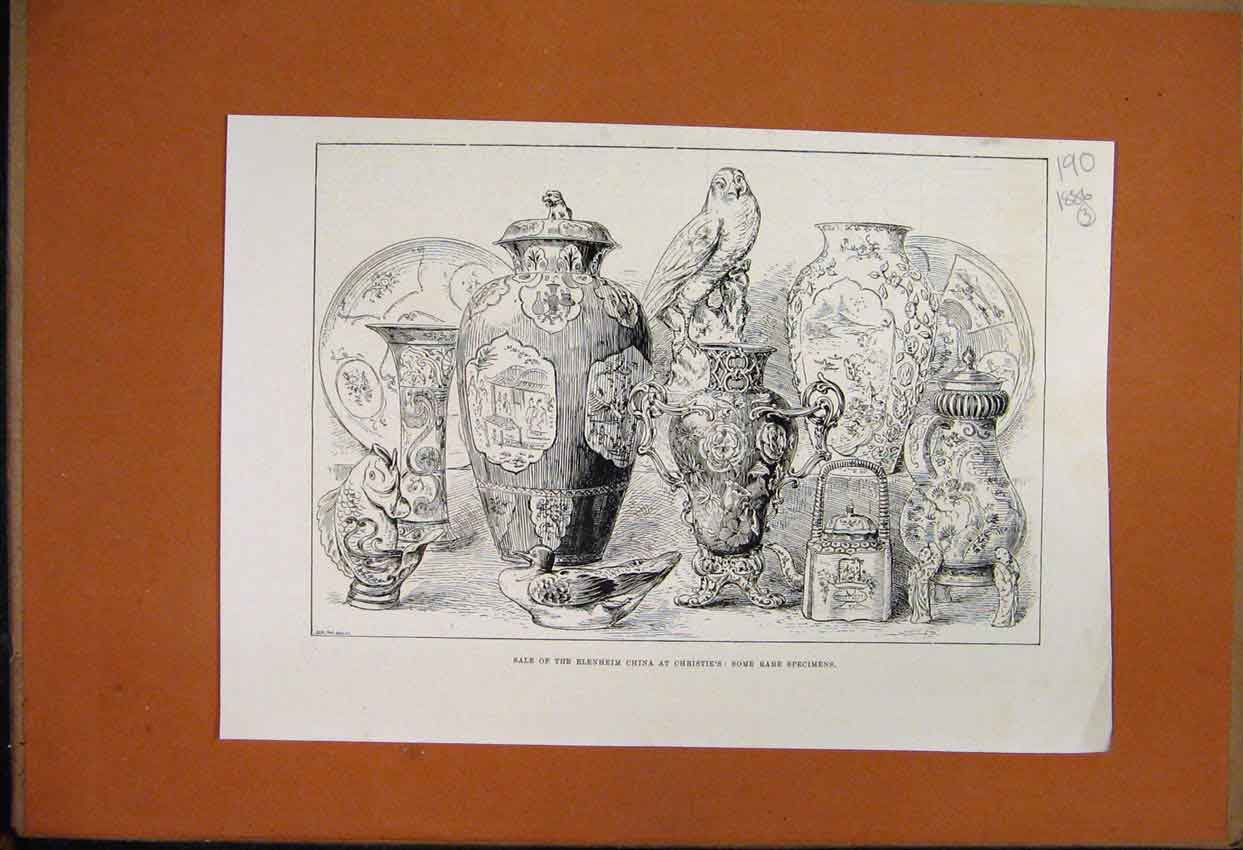Original Old Antique Print 1886 Scenic View Baden In Switzerland 19th