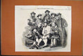 Original Old Antique Print 1877 Pigmy Marmozet Monkey Life Size Palm Hand 19th