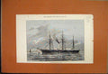 Original Old Antique Print 1858 Scene Merchant Venice Princess Theatre Jessica