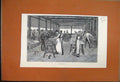 Original Old Antique Print 1889 Queen Pavilion Royal Show Windsor 19th